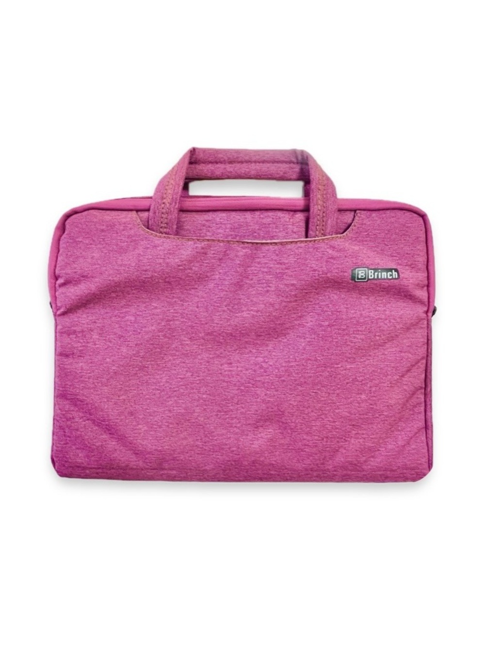 BRINCH Laptop Case Pink Padded Sleeve Bag Soft Briefcase